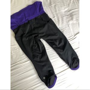 Lululemon 🍋 Crop Leggings - Run “Nothing to Hide”